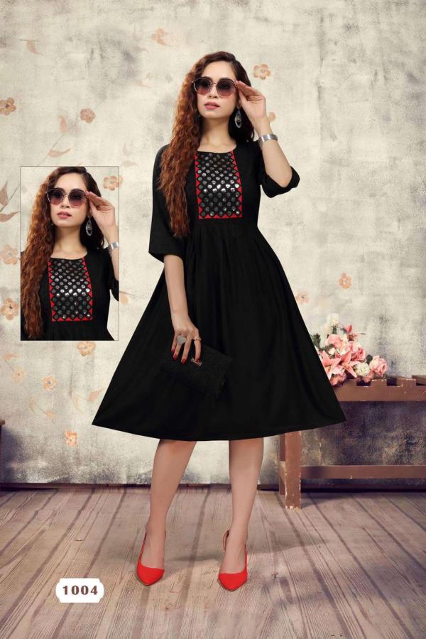 Rohini Rayon Designer Flair Kurti 